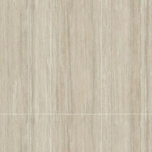 Losa de Piedra Sinterizada de Travertino Amarillo Español de 9 mm, Hecha a Medida, 1200x2700 mm, Acabado Mate, Vetas Cruzadas, Moderna, para Pared de Dormitorio, Spa o Baño - Product Image 2