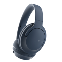 DOQAUS fous8 Earphone Gaming nirkabel, headphone Gaming tipe-c multipoin nirkabel Bass dalam Stereo untuk Pc
