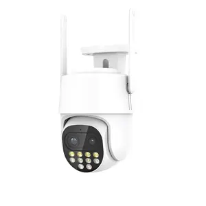 内蔵マイクDom180ソーラーV380ネットワークCCTV IP WifiデュアルレンズPtz屋外ICsee8MPカメラ