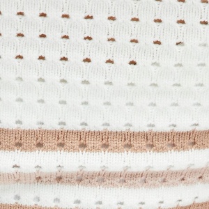 ผู้ผลิตเสื้อถัก ชุดเดรสไหมพรมถักสำหรับผู้หญิง ทรงยาวเข้ารูป เซ็กซี่ ลายทางสีสันสดใส สไตล์วันหยุดฤดูร้อน แบบสั่งทำพิเศษ - Product Image 6