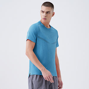 Camiseta Deportiva de Seda de Hielo para Hombre, de Secado Rápido, Delgada, para Verano, Manga Corta, Lisa - Product Image 3
