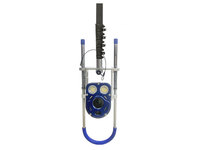 Caméra d'inspection de canalisation HD avec zoom optique 30X, mesure laser et tige télescopique de 1 à 6 m pour l'inspection des égouts