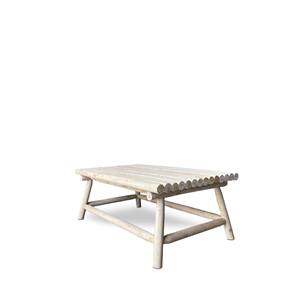 Table basse minimaliste en teck gonflable écologique 120x70x40 pour salon, meubles de maison - Product Image 3