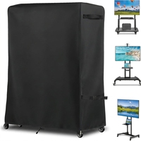 Support TV mobile sur mesure, directement de l'usine, avec housse anti-poussière en tissu Oxford, pliable, imperméable et anti-poussière, tailles et logos personnalisables