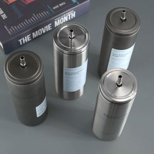 Custom 600ML <b>Double</b> <b>Wall</b> Insulated Travel Milk Coffee Cup Car Portable Outdoor Straight Tumbler Mug Sports Thermal Bottle - Product Image 2