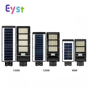 EYST China Wholesale 90w120w150w SMD (High) 저 (Bright All in One 다결정 Solar Panel Led Solar Street 빛