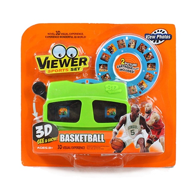 Custom Educational Kid Viewer Toy Image Plastic Slide 3D Master View With Animal Disc 3d Picture