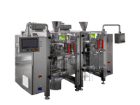 Machine d'emballage verticale VFFS haute vitesse RL520K multifonctionnelle pour poudres et épices avec contrôle PLC