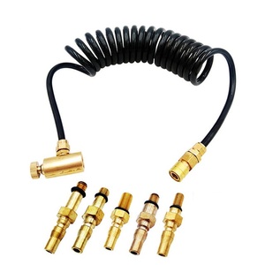 Kit d'adaptateurs multiples pour robinets de magazines avec tuyau de bobine de 2m pour bidon de <span class=keywords><strong>gaz</strong></span> vert - Product Image 1