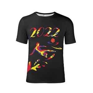 Zomer Mens T Shirts Oversized Losse Kleding Custom 2022 Voetbal Wedstrijd Print Korte Mouw Fashion Casual O Turkse T-shirt - Product Image 1