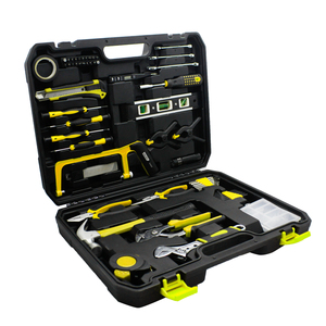 218 pièces kit d'outils à main de réparation domestique avec marteau pince scie à main jeu de tournevis et boîte à outils mallette de rangement scie à main niveau - Product Image 2