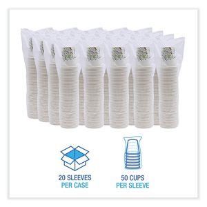 Vasos de Papel Impresos Deerfield de 12 oz para Bebidas Frías, Paquete de 50 x 20 Cajas - Product Image 1
