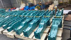 Martello demolitore per escavatore per roccia dura e cemento - Una singola colpita e il lavoro è fatto. L'efficienza è moltiplicata di molteplici volte. - Product Image 6