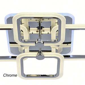 Design moderne nordique fleur fantaisie plafonnier lampe forme carrée cristal Led plafonnier pour chambres - Product Image 4