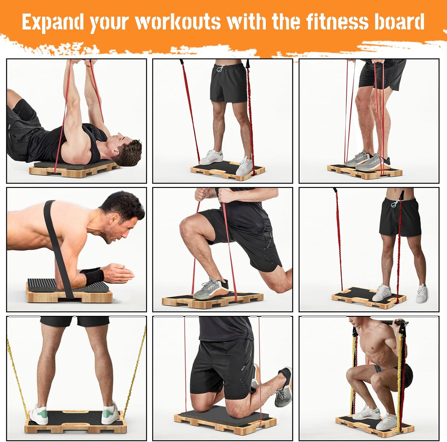 Premium Solid Wood Workout Board Exercise Platform - Fitness Boards Brand - Hefei Sunhope