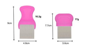 Venta al por mayor de mascotas, peine para piojos y pulgas, peine para acicalamiento de perros, peines para garrapatas de acero inoxidable, Juego de cepillos para quitar piojos para perros y gatos - Product Image 6