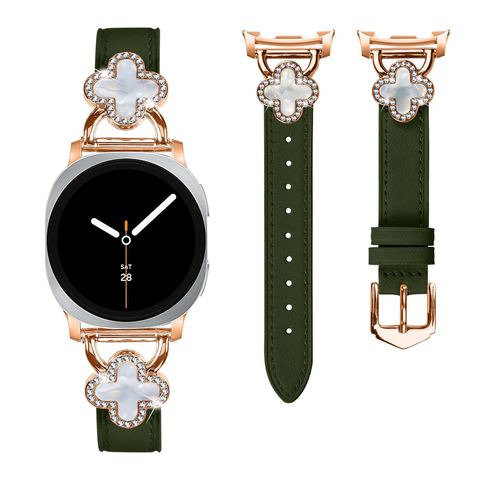 Dark green(Rose gold Colorful shell)