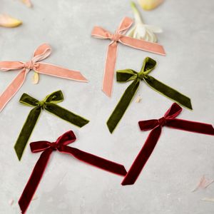 ริบบิ้นกำมะหยี่แบบหน้าเดียวรักษ์โลก ขนาด 3.2-50 มม. พิมพ์ลายตามสั่ง ขายส่งจากโรงงานโดยตรง - Product Image 4