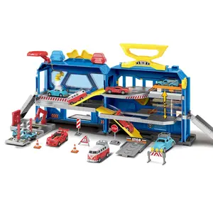 Jungen Slot Rennwagen Track Spielzeug Stadt Rennwagen Parkplatz Spiels erie