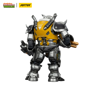 Figura de Acción JOYTOY TMNT-Mighty <span class=keywords><strong>Rocksteady</strong></span> a Escala 1/18, Modelo Articulado Coleccionable, Miniatura con Base de Exhibición - Product Image 2