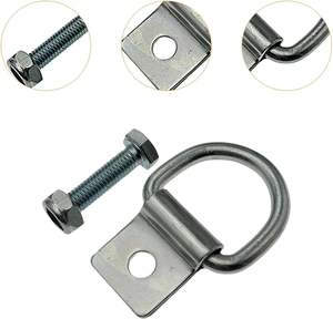 Ancres <span class=keywords><strong>d</strong></span>'arrimage crochet boucle <span class=keywords><strong>d</strong></span>'arrimage accessoire de <span class=keywords><strong>voiture</strong></span> robuste <span class=keywords><strong>remorquage</strong></span> <span class=keywords><strong>D</strong></span> boucle Cargo ancre <span class=keywords><strong>d</strong></span>'arrimage pour moto 10mm 14mm avec vis - Product Image 4