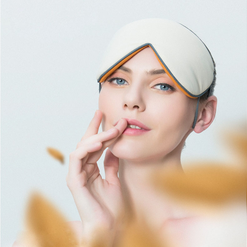 Новинка 2021, графеновая маска для глаз для сухих и пышных темных кругов под глазами, маска для глаз с подогревом подходит для путешествий и работы