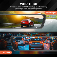 Caméra de rétroviseur à succès avec dashcam LVDS, streaming HD 2K, caméra de recul 2K et caméra avant 1080P pour voiture (DVR)