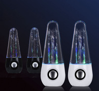 Usine en gros alimenté par USB haut-parleur de danse de l'eau couleur changeante LED danse fontaine haut-parleurs pour Smartphone ordinateur portable