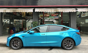 Design auto Ultra lucido metallo luminoso atomico colore blu cambiare auto avvolgente involucro di vinile <span class=keywords><strong>carrozzeria</strong></span> all'ingrosso - Product Image 4