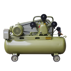Máquinas de Pistón Portátiles de 3kw/4hp, 10 bar, Dos Cilindros, Tipo Pistón, Accionamiento por Correa, Lubricación por Aceite - Product Image 1