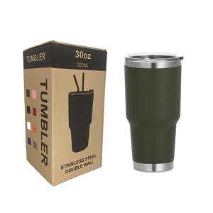 Custom Classic Modern Party Stainless Steel 30oz Double Wall Vacuum Insulated Tumbler Handle Leak-Proof Lid LED Temperature - Product Image 6