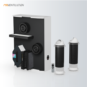 <span class=keywords><strong>Kit</strong></span> <span class=keywords><strong>complet</strong></span> de ventilation à récupération de chaleur verticale MVHR, double récupération d'énergie facile, efficacité de récupération de chaleur optimale - Product Image 4