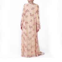 Abaya Dubaï Turque Luxueuse Broderie Sans Couture Paillettes Vêtements Islamiques Dentelle Vêtements Musulmans