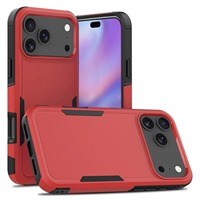 Coque de téléphone robuste antichoc pour iPhone 17 Air 16E 15 14 Plus 13 12 11 17 Pro Max – Housse hybride blindée anti-chute