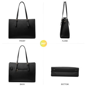 Bolso de Mano para Portátil de Moda, 2 Piezas, Personalizado, de Alta Calidad, de Cuero PU, Gran Capacidad, para Oficina, para Mujer - Product Image 2