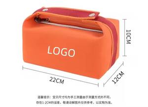 THK0191 Nouveau design, sac fourre-tout de maquillage tendance avec fermeture éclair, grande capacité, sac cosmétique et sac à lunch en toile - Product Image 2