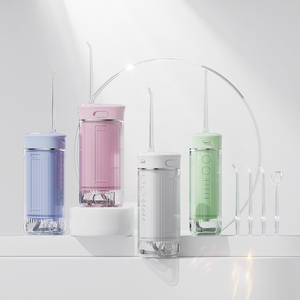 เครื่องทำความสะอาดฟันด้วยไฟฟ้าขนาด210มล. เครื่องทำความสะอาดช่องปากพร้อมหัวฉีด4 X3ออกแบบโลโก้ได้ตามต้องการ - Product Image 1