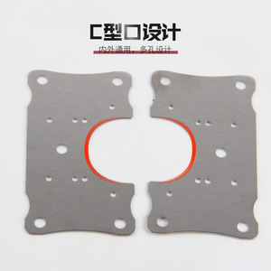 Sogote Hinge Repair Patch Stainless Steel Cabinet <b>Door</b> Fixing <b>Plate</b> Reinforcement Piece For Wardrobe Furniture Hinges - Product Image 4