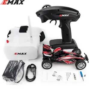 Emax Interceptor FPV yarış araba 2.4G radyo kontrol yüksek hızlı kamera ile gözlük RC araba 2 ~ 3S RTG sürümü için hediye