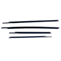 Karet Segel Pintu Strip Pelindung Cuaca untuk Toyota Yaris Vios 2008 2009 2010 2011 2012 2013 68160/68210-0D120 68230-0D100