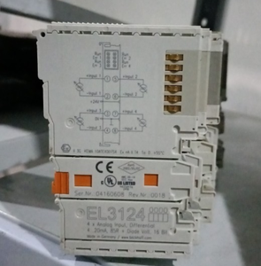 Beckhoff EL3124 4-channel <strong>Analog</strong> <strong>Input</strong> Terminal 4...20 MA, Differential <strong>Input</strong>, <strong>16</strong> Bit - Product Image 2