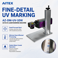 Machine de marquage laser UV portable 10W 355nm, marqueur laser UV industriel pour marquage fin et codage de produits AZ-DM-UV-10W