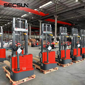 2024 sıcak satış tam elektrikli kendinden kaldırıcı istifleyici <span class=keywords><strong>1500kg</strong></span> 2000kg 3-4m satılık palet istifleyici Forklift üzerinde standı - Product Image 6