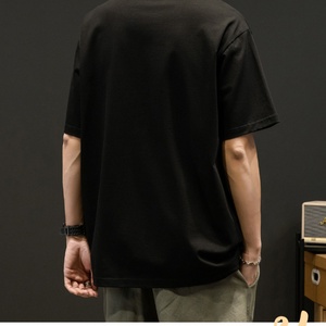 T-shirt Homme Oversize Col Rond Manches Courtes 100% Coton 210g Séchage Rapide Respirant Style Urbain – Vente en Gros Haute Qualité - Product Image 2