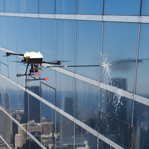 Drone de <span class=keywords><strong>nettoyage</strong></span> haute pression Joyance 3200 PSI prêt à l'emploi, multi-matériaux pour les fenêtres des bâtiments, les voitures, les panneaux publicitaires, les toits, les panneaux solaires - Product Image 1