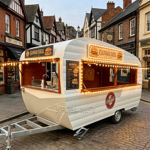 Remolque personalizado DOT VIN CE con carrocería de acero inoxidable, configuración completa para una cocina móvil de comida rápida de hot dogs única. - Product Image 3