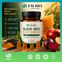 Gummies au miel de graines noires, curcuma et betterave – Complément botanique quotidien pour le bien-être – OEM ODM Marque privée Personnalisé