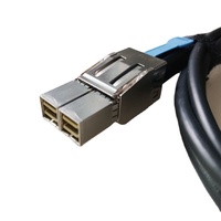 Mini sas hd sff-8643 externe Mini série attachée Scsi Sff-8644 à Sff-8644 mini sas HD 8X câble