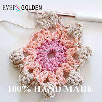 Vente en gros de patchs floraux en dentelle crochetée faits à la main avec tissu en coton pour la décoration de chapeaux et de vêtements, fournitures pour loisirs créatifs