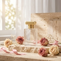 Flacon de parfum en verre de qualité supérieure 30ml 50ml 100ml, boîte cadeau en forme de livre avec logo personnalisé, emballage de parfum en gros
